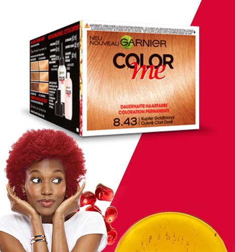 Color Me Red - Produktabbildungen mit Model